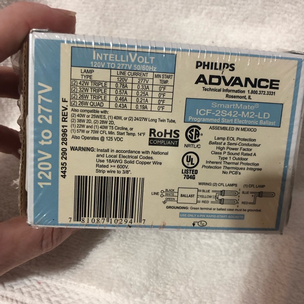Philips Advance Smartmate ICF-2S42-M2-LD ballast kit